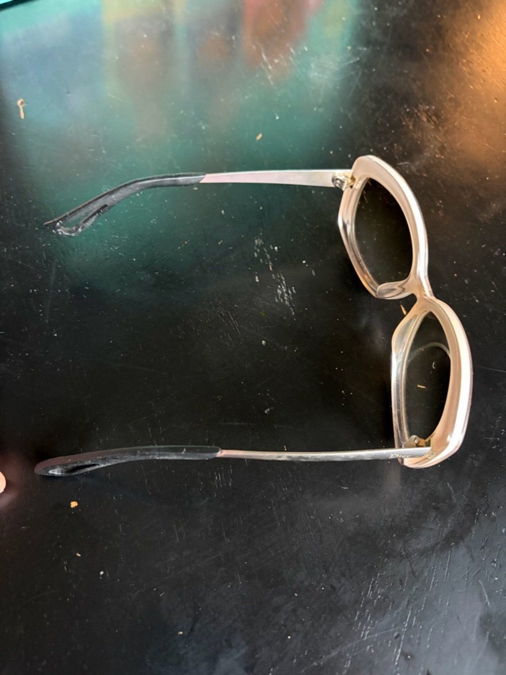 Christian Dior Extase Oversized Neutral Beige Sunglasses with Gradient Lenses - Picture 2 of 5